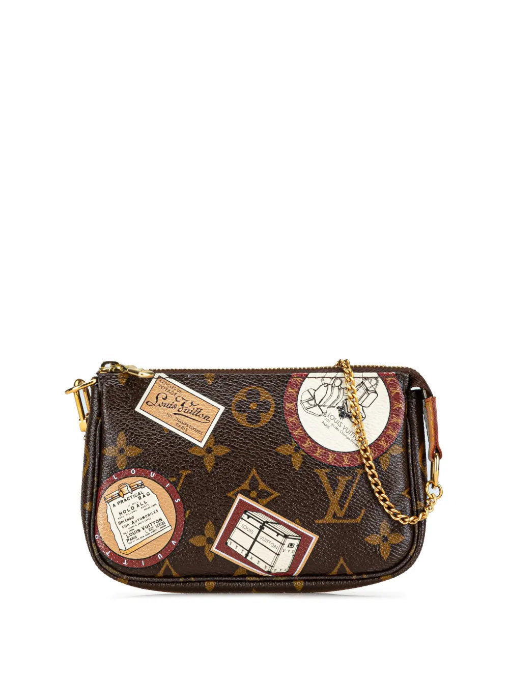 LOUIS VUITTON - Monogram Patch Mini Pochette Accessoires handbag